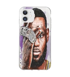 Iphone 11 Uyumlu Lebron James Tasarımlı Şeffaf Telefon Kılıfı