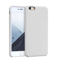 Apple iPhone 6S İnce Mat Silikon Kılıf Beyaz