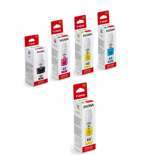 Gı40 Pıxma Siyah Ve Renkli Kartuş Dolum Mürekkep Takımı +1 Sarı Mürekep Hediyeli Cng3420-g5040-y