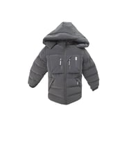 Life For Moda Erkek Çocuk İçi Peluş Astarlı Çıkarılabilir Kapüşonlu Su Geçirmez Mont 2042 (Füme)