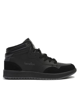 Benetton 30868 Unisex 4K Günlük Sneaker Hı Ayakkabı (Siyah)