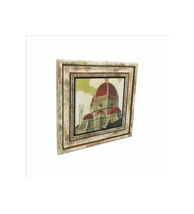 İtalya Görseli Baskılı Taş Tablo 25X25