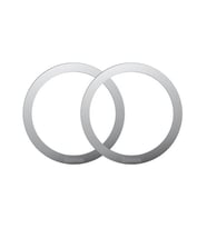 Baseus Halo Series Mıknatıslı Magsafe için Mıknatıslı Metal Halka Aparatı (Gümüş)