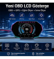 Ally F11 OBD2 + GPS Head Up Display HUD, Dijital Hız Göstergesi