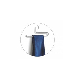 Paslanmaz Çelik Metal Pantolon Askısı, 24'lü Set, Dayanıklı ve Şık Tasarım
