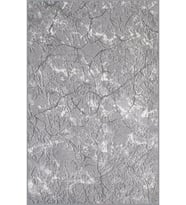 Eliana Home Baskılı, Yıkanabilir Kaymaz Taban Salon Halısı LNA1064 100x150 cm (Gri)