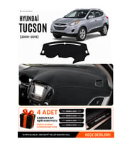 e-biz HYUNDAİ TUCSON (2009-2015) Uyumlu Torpido Koruma, Torpido Örtüsü, Torpido Kılıfı - Siyah - HU034