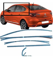 Renault Taliant Cam Çıtası Kaplaması Krom 16 Parça 2021+ Sonrası