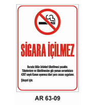 İŞ GÜVENLİĞİ UYARI LEVHASI 1 ADET PVC 21 X 29CM