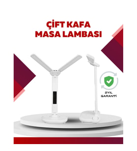 Mey İthalat® Göz Koruyucu LED Okuma Lambası Titreşimsiz Işık, Kalemlik ve Stand Fonksiyonlu