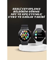Akıllı Saat Çoklu Kordon Seçeneği Amoled Ekran Çok Fonksiyonlu Bluetooth Bağlantılı