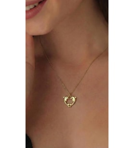 Luxury Yunus Kolye 925 Ayar (Gold)