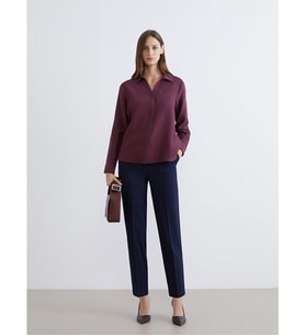 LCWAIKIKI Classic Lacivert Standart Fit Kadın Pantolon