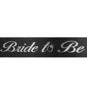 GELİN KUŞAĞI BRIDE TO BE GÜMÜŞ PK:2MT-