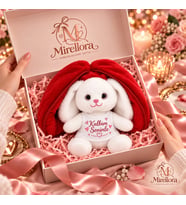 Mirellora Tatlı Tavşan – Fermuarlı Kişiselleştirilebilir Peluş