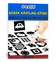 0-6 AYLIK Bebek Kartları Kitabı (Laminasyonlu)