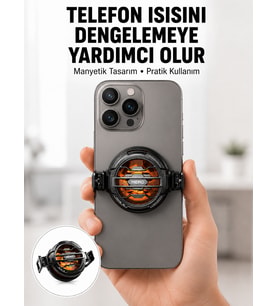 Lexroo Mobil Oyunlar İçin Serinletici Telefon Fanı Sessiz Çalışma