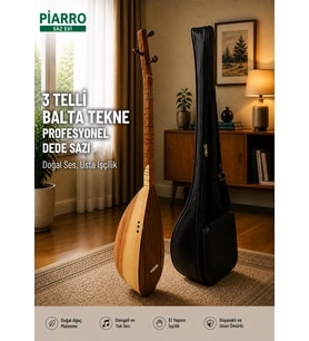 Piarro El Oyması KaraAğaç Balta Tekne Dede Sazı ( 35-36 Tekne )