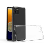 Samsung Galaxy A03 Lux Seri Kamera Korumalı Premium Şeffaf Silikon Kılıf