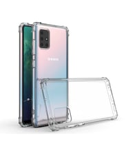 Samsung Galaxy A71 Kılıf Şeffaf Nitro Anti Shock Kapak (Renksiz)