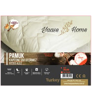 YAASE HOME  PAMUK KAPİTONE SIVI GEÇİRMEZ FITTED  ALEZ ( TEK KİŞİLİK )