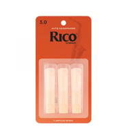 D'Addario RJA0330 Rico Orange Box Alto Saksafon Kamışı No: 3.0 (Başlangıç/Eğitim) - 3'lü Paket  Klasik Turuncu Kutu, Kolay Çalım ve Ekonomik Tercih