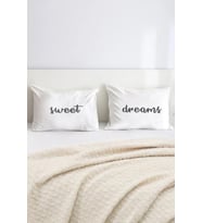 Sweet Dreams Pamuklu Çift Kişilik 50x70 cm Yastık Kılıfı Seti