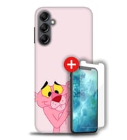 Samsung Galaxy A14 Kılıf HD Baskılı Kılıf + Seramik Ekran Koruyucu - n (110)