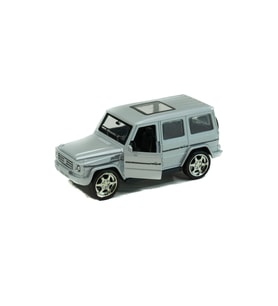 Metal Mercedes G63 Çek Bırak Model Araba Gri 12 Cm
