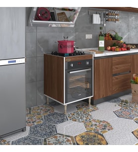 Kenzlife ankastre modülü kabini lev yaşin cvz 89-81*60*56 fırın ocak dolabı ayarlı ayaklı (Karışık)
