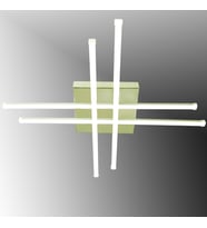 TT036-FSR TT Aydınlatma Hashtag Modeli Fransız Sarı Kaplama Led Avize (Sarı)