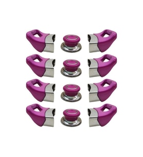 Tencere Tava Sahan Kulp ve Kapak Kulpu Fuşya Pembe 4 Set
