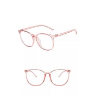 Unisex Renkli Çerçeve Gözlük (Pembe)