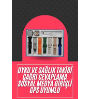 Akıllı Saat Unisex Akıllı Saat Çoklu Kordon Seçeneği Çelik Kordon Plastik Kordon