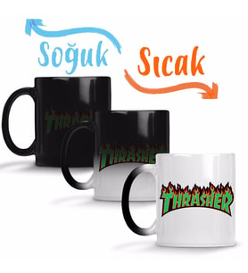 Thrasher 01 Sihirli Kupa Bardak Porselen