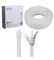 Ayt Mag RG6-U4SAT1 Bakır Anten Kablosu 100 Metre Lnb Uydu Cihazı Arası Anten Kablosu