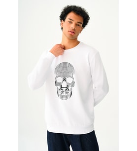 Loft Erkek Sweatshirt LF2037422 (Beyaz)