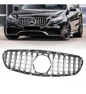 Mercedes E Serisi W212 GTR Ön Panjur Krom/Siyah 2013-2015