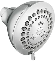 Moen Adler Chrome 3,5 Inç 4 Fonksiyonlu Duş Başlığı, Çeşitli Yüksek Basınç Seçenekleri, Basınç Artır (Çok Renkli)