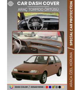 SUZUKI SWİFT (1988-1994) Torpido Örtüsü Panel Torpido Koruma Tam Uyum UV Koruma Hızlı Montaj