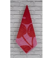 Pamuklu Kadife Desenli 50x110 cm Tekli Modern Havlu Baveno
