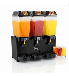 Remta 20+20+20 Litre Üçlü Şerbet Soğutucu Siyah - ST16
