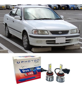 Nissan Sunny Led Xenon Uzun + Kısa Far Ampulü H4 Duo Yeni Seri Beyaz