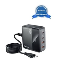 65w Masaüstü 4 Portlu Hızlı Şarj Cihazı İstasyonu 2xusb-a, 2xtype-c Giriş,1,5 Mt. Kablo