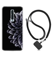 Oppo Reno 2Z 4 Lite 4 Pro 5 6 7 A31 Kılıf Boyun Askılı Silikon Çiçekler 1639