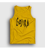 Presmono Unisex Sarı Logo Gojira Atlet 52944tt (Sarı)