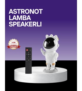 Dekoratif ve Fonksiyonel Astronot Projeksiyon Aydınlatma