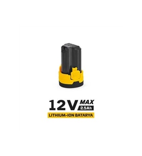 12 VOLT YEDEK BATARYA (2.5Ah)