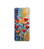 PrintiFy Tecno Spark 7t ile Uyumlu Düşlerin Dansı Serisi Kökten Sevgi Tasarımlı Uv Baskılı Köşe Korumalı Antişok Kılıf
