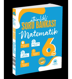 Çanta 6.Sınıf Matematik Etkinlikli Kazanım Soru Bankası Maarif Model